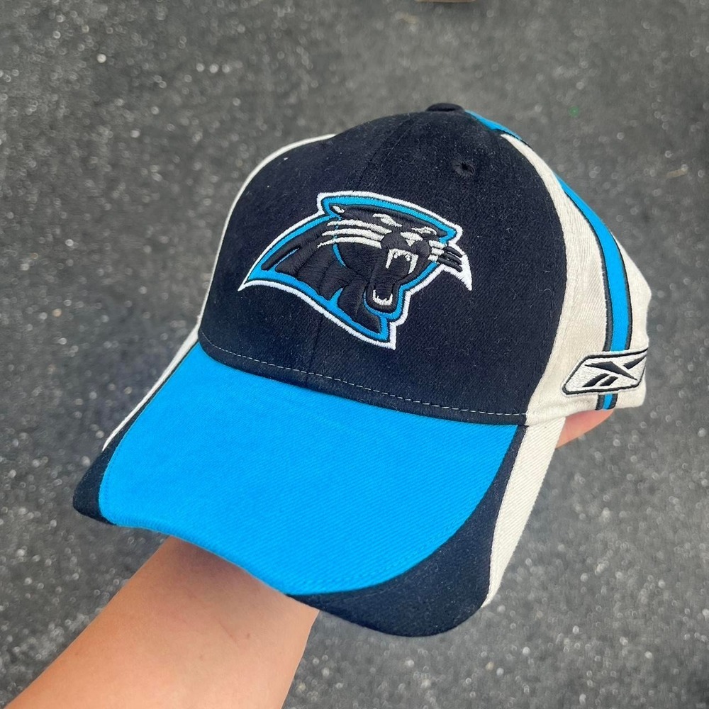 2000s Reebok Carolina Panthers Fitted Hat Size Large